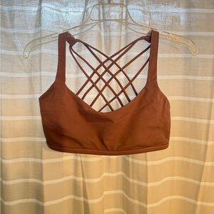 Lululemon pink Strappy Sports Bra 10